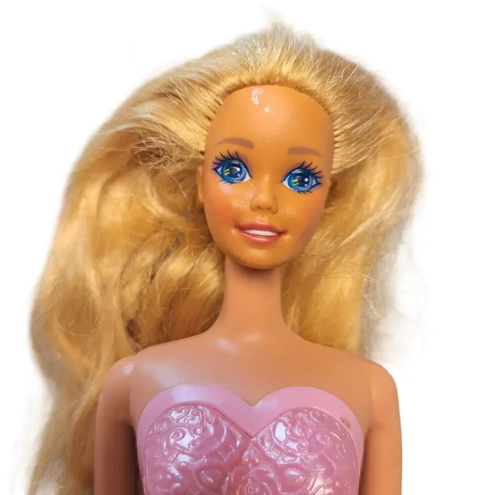 Vtg 90s Barbie Fashion Dolls Lot of 5 blonde bombshell beach bikini clothed toys